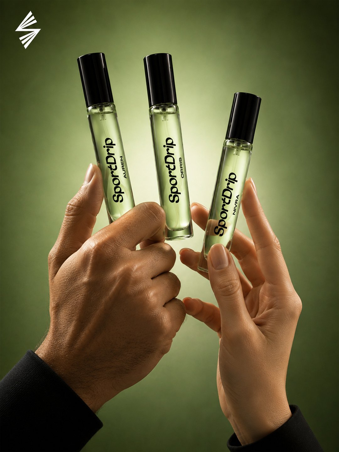 Pack of Unisex - 3 x 10ml SportDrip performance fragrance